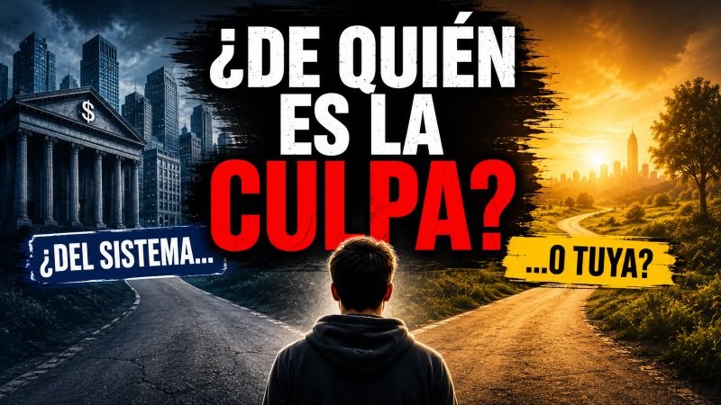 de quién es la culpa tuya o del sistema